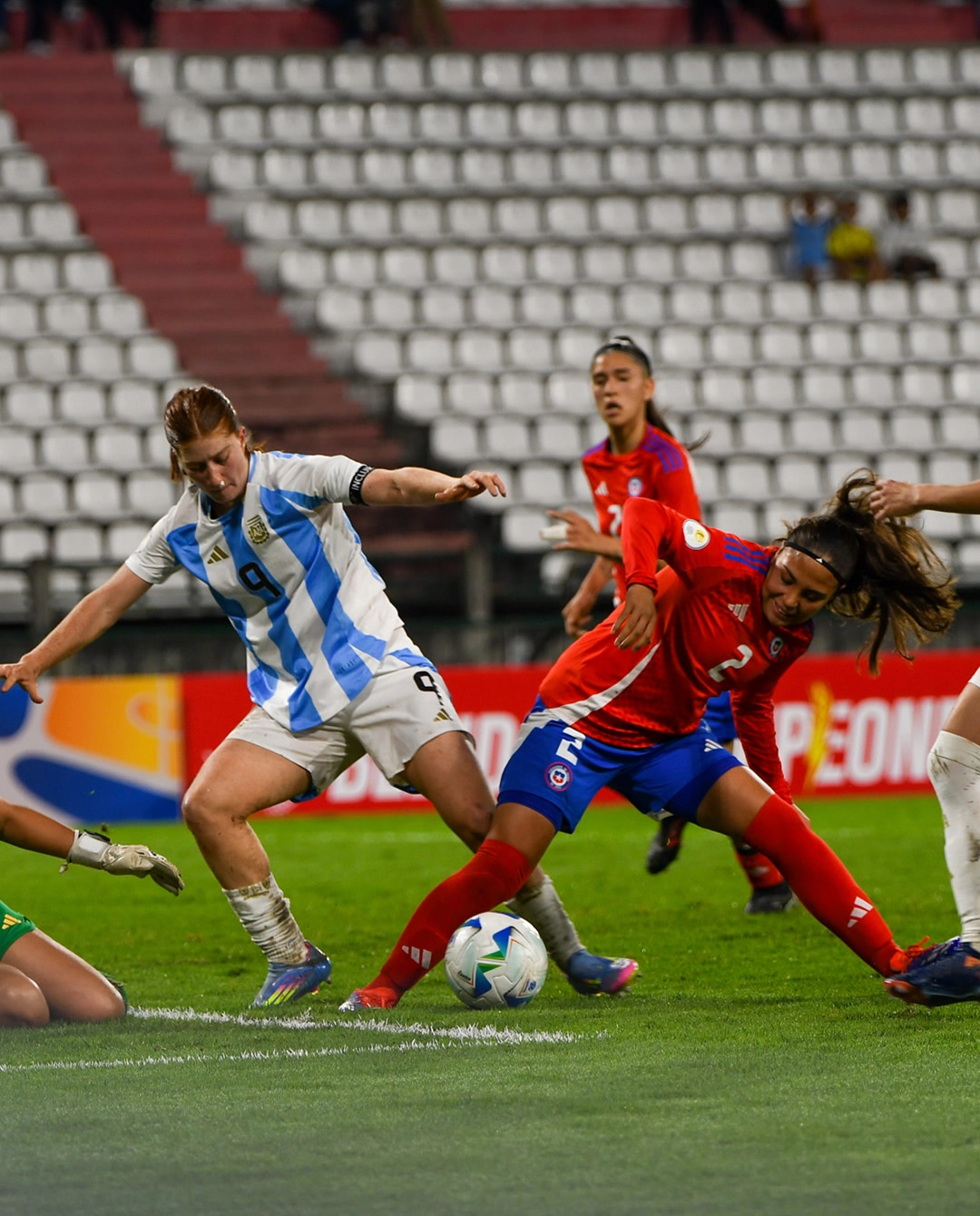 Argentina se quedó afuera del Sudamericano