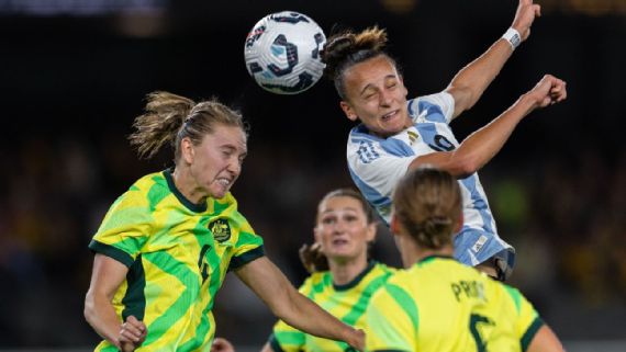 Argentina cayó ante Las Matildas