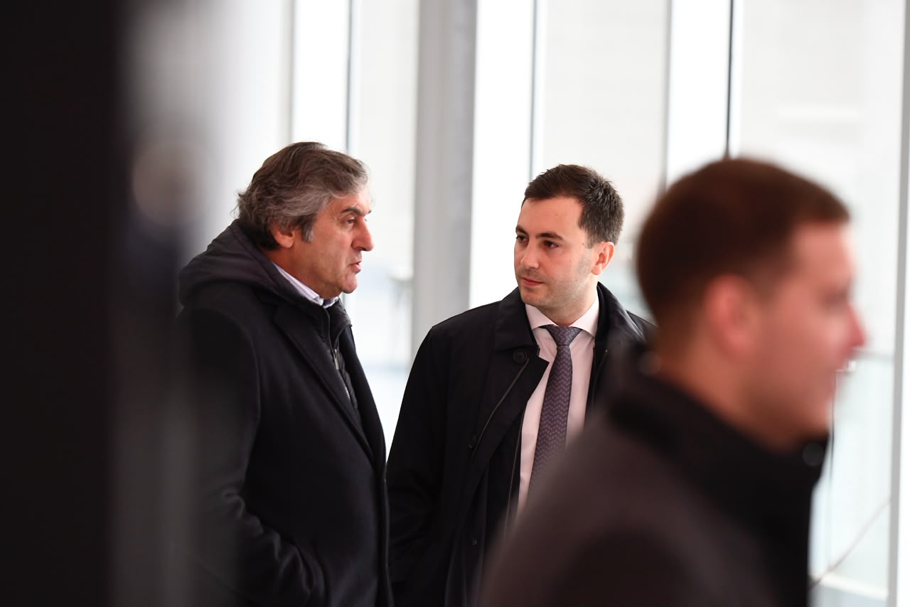 Enzo Franchescoli y Di Carlos juntos. Foto: Martín Leiva