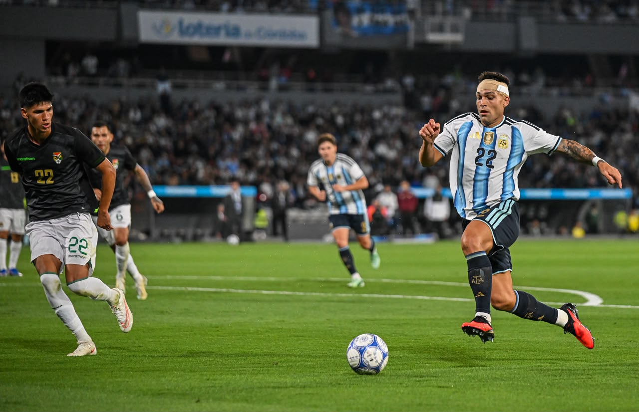 Lautaro marcó el primero. Foto: Martín Leiva