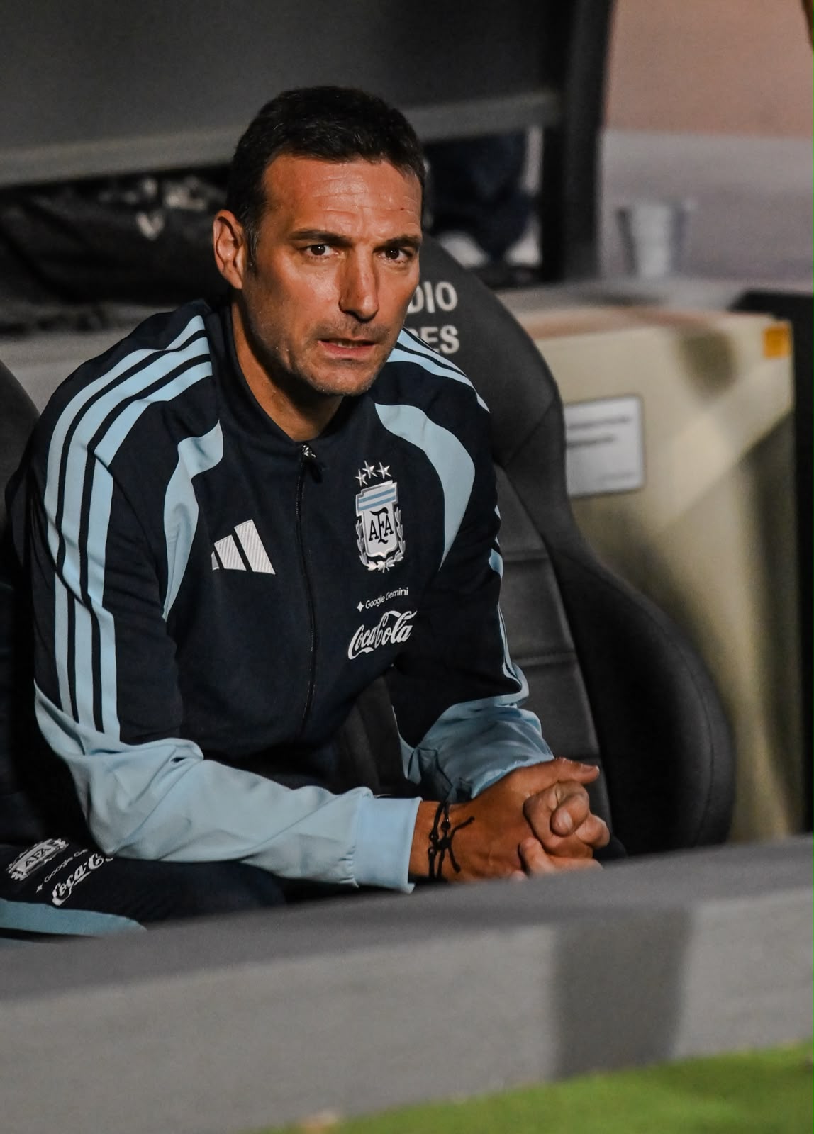 El padre de la criatura: Lionel Scaloni. Foto: Martín Leiva